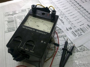Измерение сопротивления изоляции